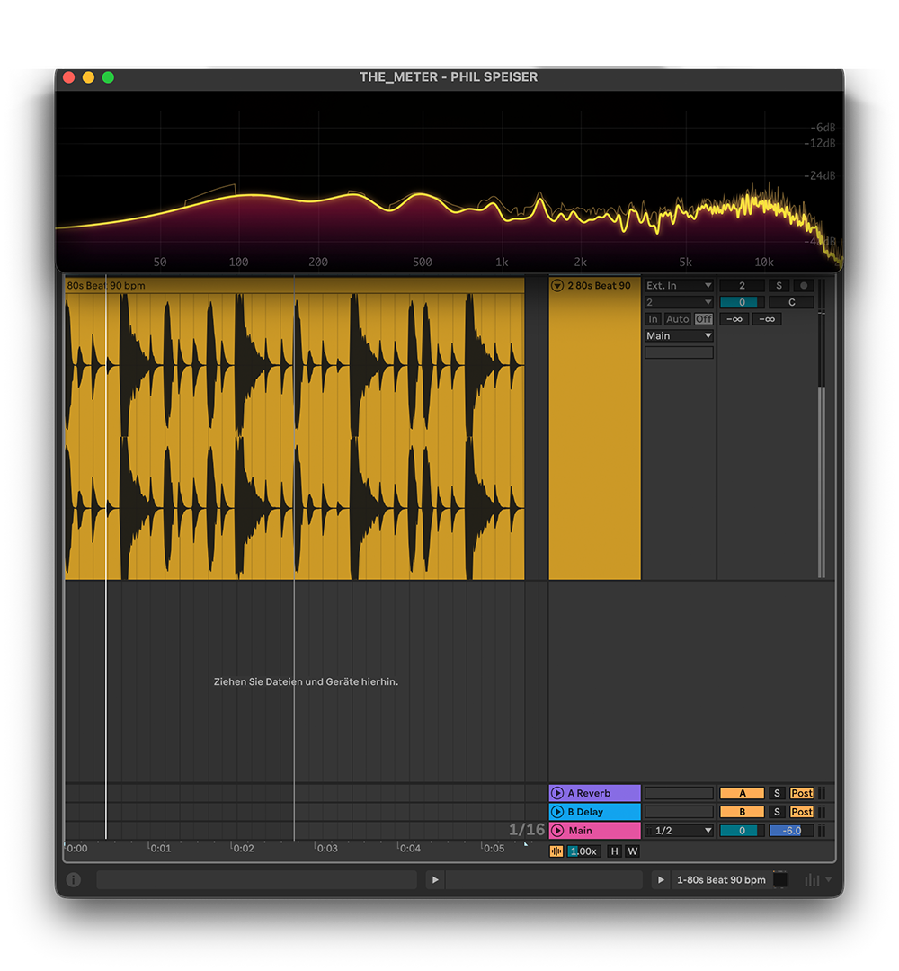 THE_METER wide mode widescreen audio visualizer